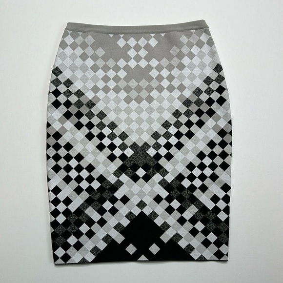 Alexander Wang Checked Knit Skirt - Picture 1 of 5